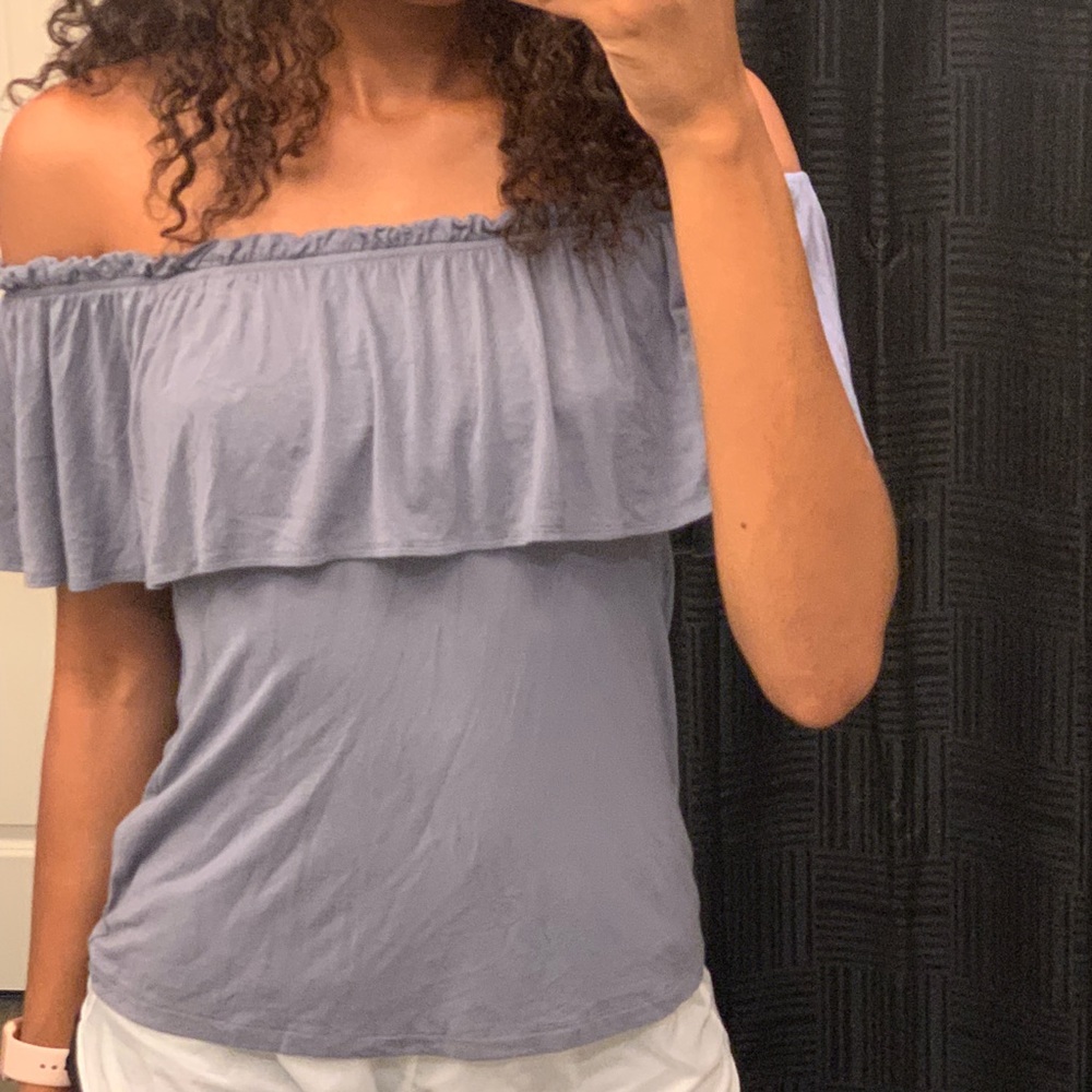 Off the Shoulder Peplum Top